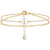 2 Layer 1 Pearl Lace Chain