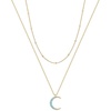 layered turquoise crescent