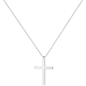 image:imageMEVECCO Dainty Gold Cross Necklace for Women15K Gold Plated Cute Tiny FaithCrucifix Religious Delicate Minimalist Necklace