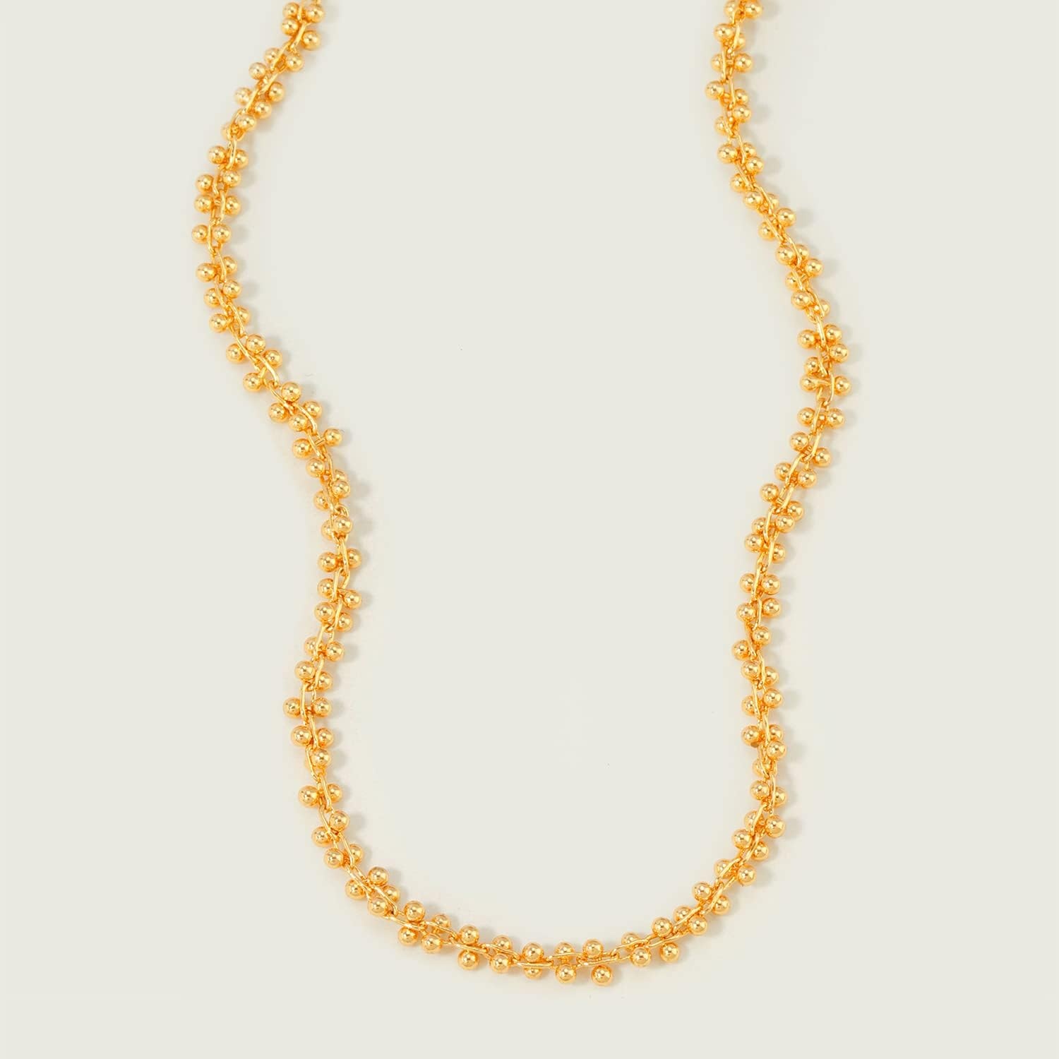 image:imageMEVECCO Anklet for Women Gold Chain 14K Gold Plated Dainty Boho Beach Summer Simple Foot Jewelry Ankle BraceletBall Cluster