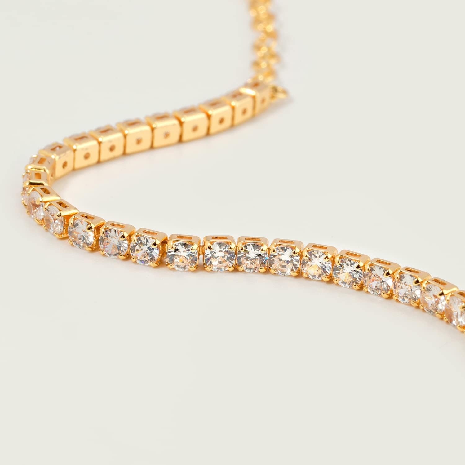 image:imageMEVECCO Anklet for Women Gold Chain 14K Gold Plated Dainty Boho Beach Summer Simple Foot Jewelry Ankle BraceletCZ Claw