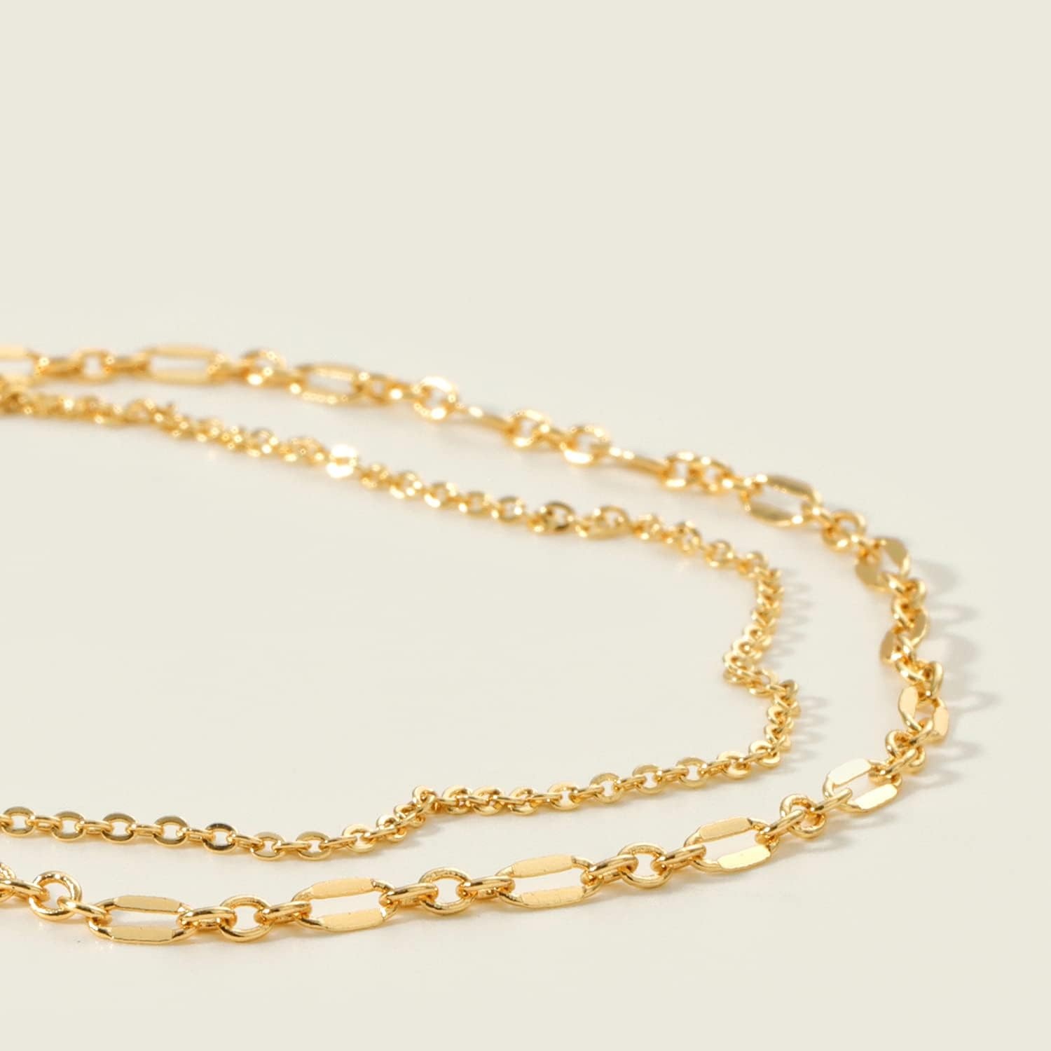 image:imageMEVECCO Anklet for Women Gold Chain 14K Gold Plated Dainty Boho Beach Summer Simple Foot Jewelry Ankle BraceletLayer Lace