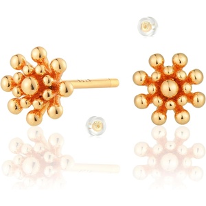 image:imageMEVECCO Gold Earrings for Women 18K Gold Plated Stud Earrings Tiny Simple Delicate Minimalist Hypoallergenic Gold Women Earrings